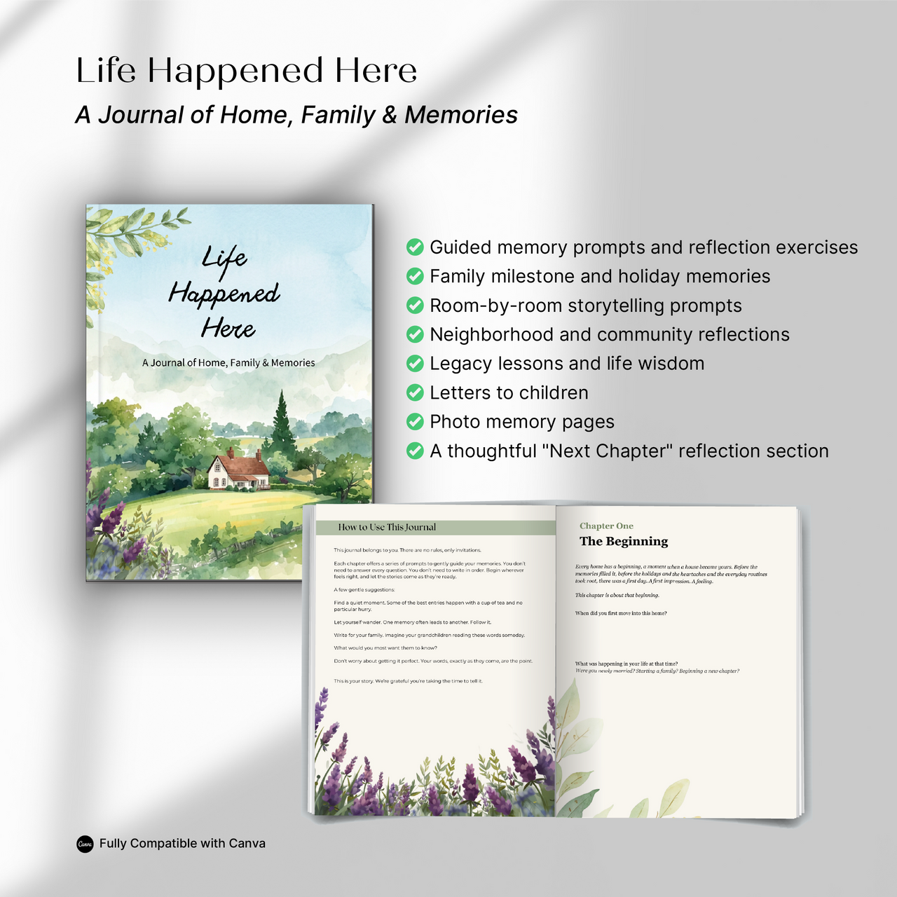 Life Happened Here, A Journal of Home, Family & Memories