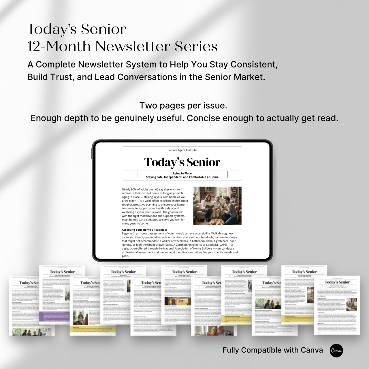 Today’s Senior: 12-Month Newsletter System 