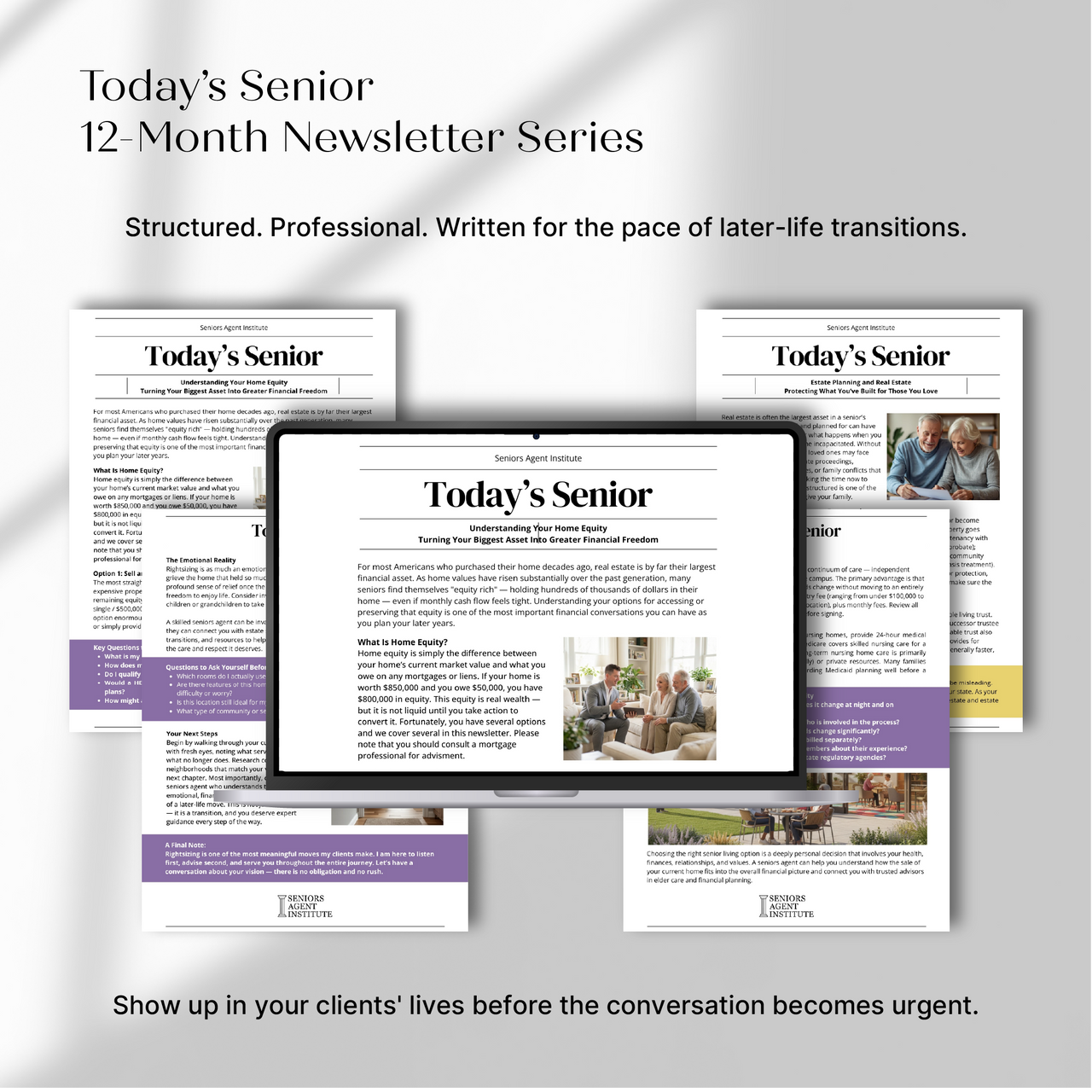 Today’s Senior: 12-Month Newsletter System 